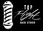 Top flight hair studio euless, texas logo
