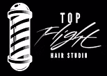Top flight hair studio euless, texas logo